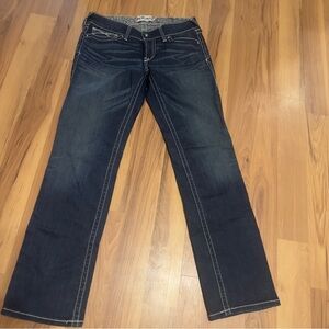 Ariat Women's Dark Blue Boot Cut Jeans 31R (32 inseam)
